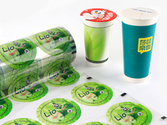 ฟิล์มปิดถ้วยเครื่องดื่ม ฟิล์ม PET ที่ปิดได้ด้วยความร้อน สําหรับเครื่องดื่ม ปรับแต่งฟิล์มบรรจุ