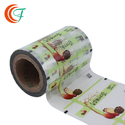 อาหารเกรด OPP BOPP ฟิล์มบรรจุภัณฑ์ถั่วพลาสติกเคลือบสองชั้น 50mic ถึง 70mic
