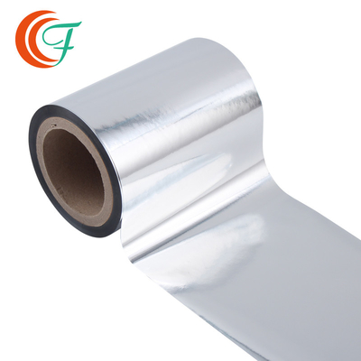 ฟิล์มบรรจุภัณฑ์อาหารพลาสติก BOPP ของเล่นธัญพืชฟิล์มโพลีเอสเตอร์ Metalized