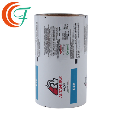 ฟิล์มบรรจุภัณฑ์อาหารพลาสติกอลูมิเนียม Mylar Film Roll Snack Nut Chips การพิมพ์ที่ยืดหยุ่น